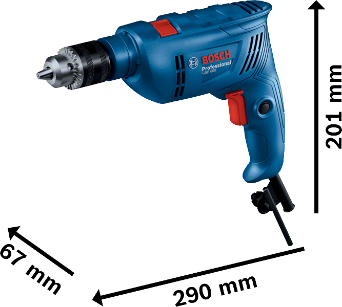 BOSCH GSB 600 Vibraciona bušilica 06011A0320 - 3