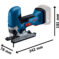 BOSCH PRO GST 185-LI Akumulatorska ubodna testera GST 185-LI 0615B2022 - 3