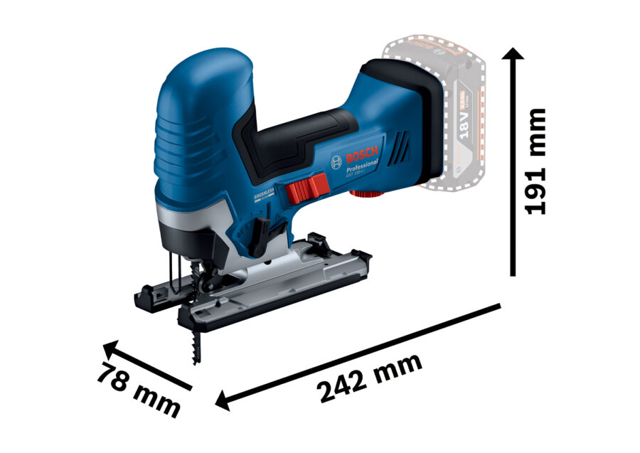 BOSCH GST 185-LI Akumulatorske ubodne testere 06015B2021 - 3