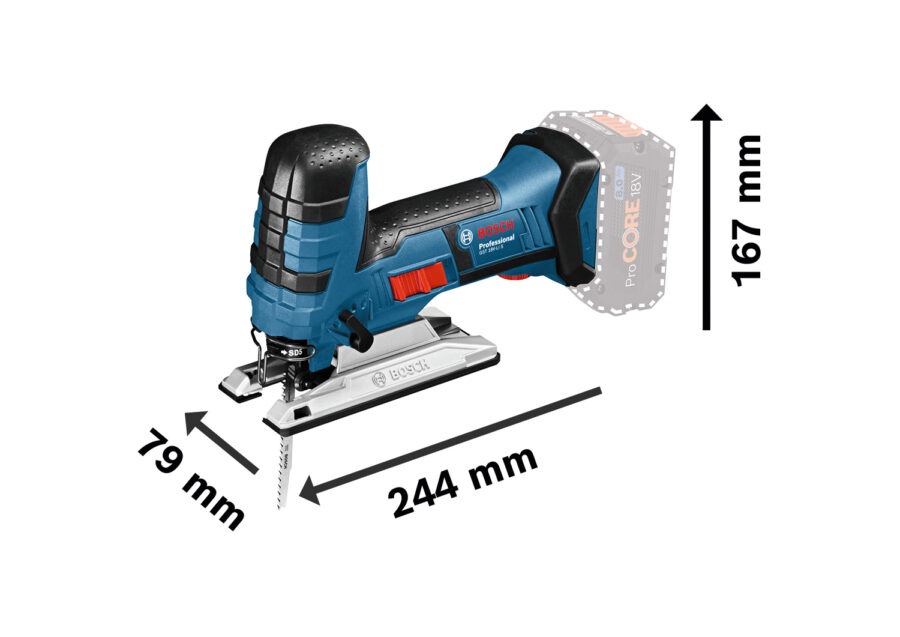 BOSCH GST 18V-LI S Akumulatorske ubodne testere 06015A5100 - 3