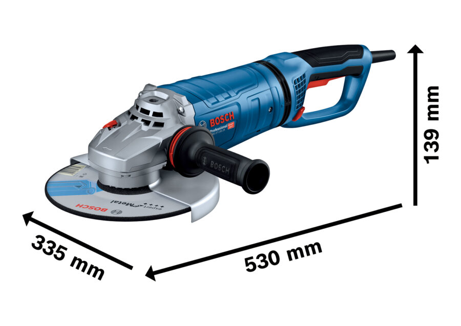 BOSCH GWS 27-230 JR Ugaona brusilica 06018C7320 - 2