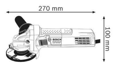 Ugaona brusilica GWS 750 S Professional 115mm - 2