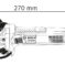 Ugaona brusilica GWS 750 S Professional 115mm - 2