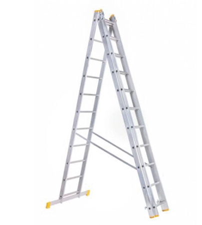 Merdevine aluminijumske Bomber 3 x 11 - 2