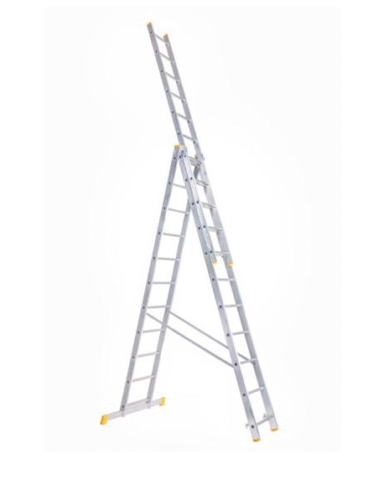Merdevine aluminijumske Bomber 3 x 11 - 1