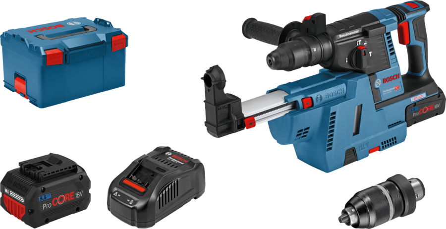 BOSCH GBH 18V-26F Akumulatorski elektro-pneumatski čekić za bušenje sa SDS plus prihvatom 061191000G - 1