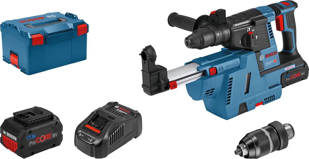 BOSCH GBH 18V-26F Akumulatorski elektro-pneumatski čekić za bušenje sa SDS plus prihvatom 061191000G - 1