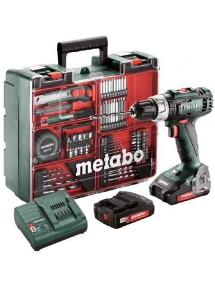 METABO BS 18 L (18V/2x2.0Ah Li-Power) Aku.bušilica-odvrtač set 602321870 - 1