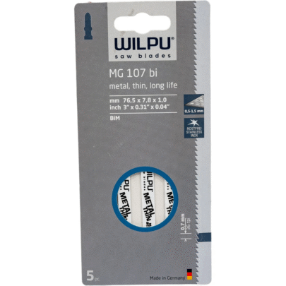 List ubodne testere Wilpu MG 107 5 kom - 2