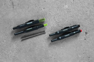 TRACER AMK4 Ultimate set za obeležavanje sa građevinskom olovkom za duboke rupe, setom rezervnih mina i 2 markera protiv začepljenja (crni i crveni) - 4
