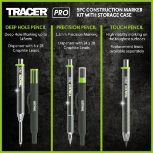 TRACER AMK5-PRO Profesionalni komplet od 5 markera sa kutijom za skladištenje - 4