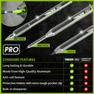 TRACER AMK5-PRO Profesionalni komplet od 5 markera sa kutijom za skladištenje - 6