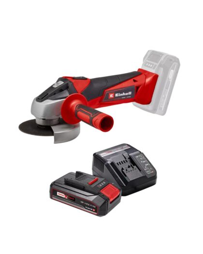 EINHELL SET Akumulatorska ugaona brusilica TC-AG 18/115 Li + 2,5 Ah Starter kit - 1