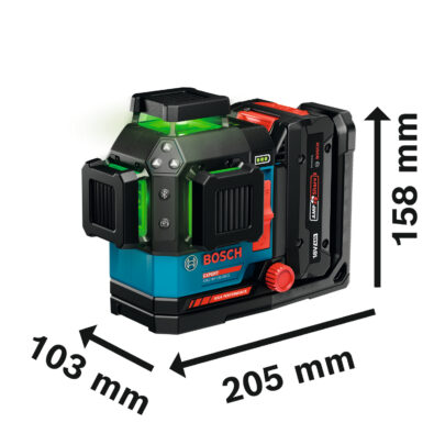 Laser za linije EXPERT EXLL18V-120-33CG (Solo, DK20, Ciljna ploča, L-BOXX) - 5