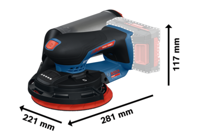 Akumulatorska ekscentar brusilica EXPERT EXEX18V-150-5 (Solo, L-BOXX) - 3