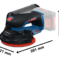Akumulatorska ekscentar brusilica EXPERT EXEX18V-150-5 (Solo, L-BOXX) - 3