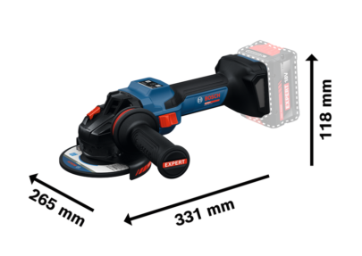 Ugaona brusilica EXPERT EXWS18V-15S (2 X EXBA18V-80, EXAL18V-160, L-BOXX) - 2