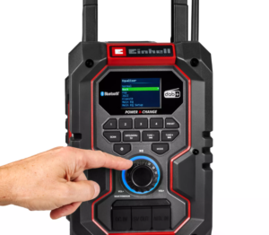 EINHELL Aku radio TE-CR 18 Li DAB+/FM/BT + 2,5 Ah Starter Kit 3407995/3810000033 - 6
