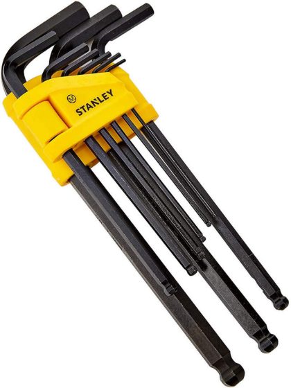 STANLEY 0-69-834 ključevi imbus loptasti 1,5-10mm 9kom - 1