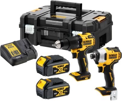 DeWALT DCK2062M2T set aku alata 18V XR udarna bušilica/odvijač DCD709 +udarni odvijač DCF809 - 1