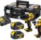 DeWALT DCK2062M2T set aku alata 18V XR udarna bušilica/odvijač DCD709 +udarni odvijač DCF809 - 1