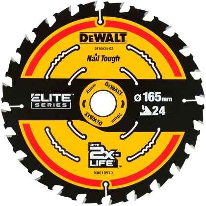 DeWALT DT10624 list kružne testere 165 x 20mm 24T ELITE - 1