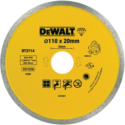 DeWALT DT3714 rezna ploča za keramiku 110mm x 20mm - 1