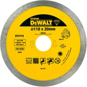 DeWALT DT3715 rezna ploča za tvrde pločice i granit 110mm x 20mm (Extreme) - 1