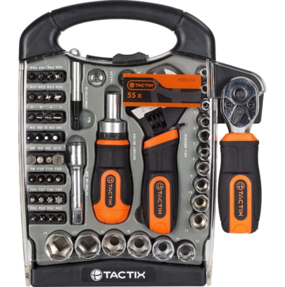 TACTIX Set mini (stubby) alata u kutiji 55 kom TX900154 - 1