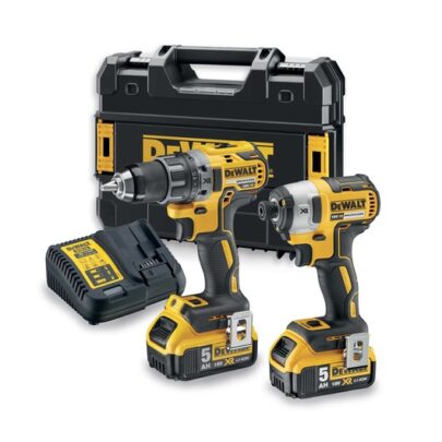 DeWALT Akumulatorska bušilica – odvrtač DCD791 + udarni odvrtač DeWalt DCF887; 2×5,0 Ah XR - 1