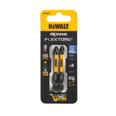 DeWALT bit PZ2 57mm 2kom FLEXTORQ DT70531T-QZ - 2