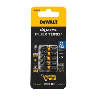 DeWALT bit PZ2 25mm 5kom FLEXTORQ DT7387T-QZ - 2