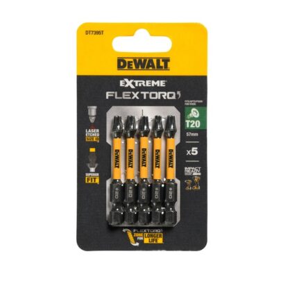 DeWALT bit T20 57mm 5kom FLEXTORQ DT7395T-QZ - 2