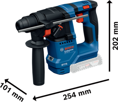 BOSCH Kombinovani set PRO Komplet od 3 alata od 18 V: GSB + GBH + GWS + 2x GBA 4.0Ah + GAL18V-40 - 8