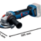 BOSCH Ugaona brusilica PRO GWS18V-11PS - 2