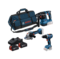 BOSCH PRO Komplet od 3 alata od 18 V: GSB + GWS + GBH + 3x GBA 5.0 Ah + GAL 12V/18V-80 - 1