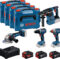 BOSCH Akumulatorski set od 4 18V mašine GSR 18V-65 + GDX 18V-285 + GBH 18V-26 + GWS 18V-11 - 1