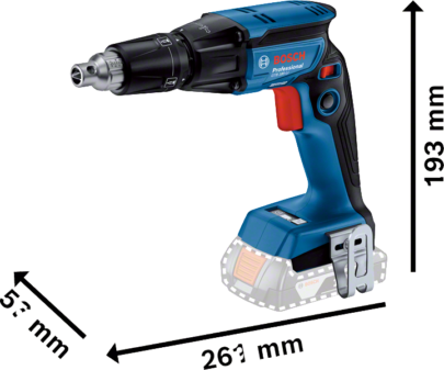 BOSCH Akumulatorski odvrtač za suvu gradnju PRO GTB 18V-45 06019K7000 - 2
