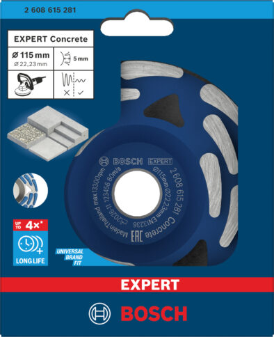 BOSCH EXPERT Concrete dijamantska glava za brušenje 115×22,23×5 mm (2608615281) - 2