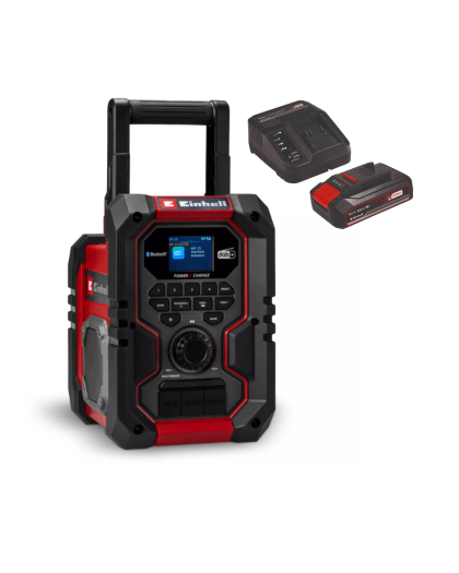EINHELL Aku radio TE-CR 18 Li DAB+/FM/BT + 2,5 Ah Starter Kit 3407995/3810000033 - 1