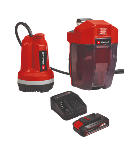 EINHELL Akumulatorska potopna pumpa za čistu vodu GE-PP 18 RB Li + 2,5 Ah Starter Kit 4170429/3810000033 - 1