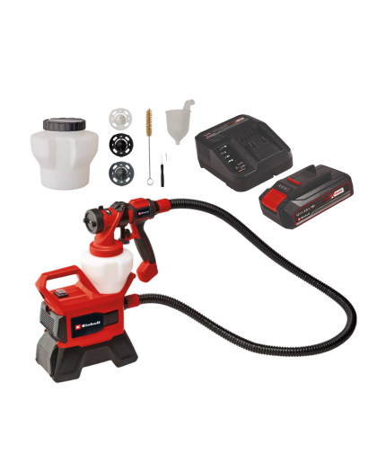 EINHELL Akumulatorski pištolj za farbanje TE-SY 18/90 Li-Solo + 2,5 Ah Starter Kit 4260040/3810000033 - 1