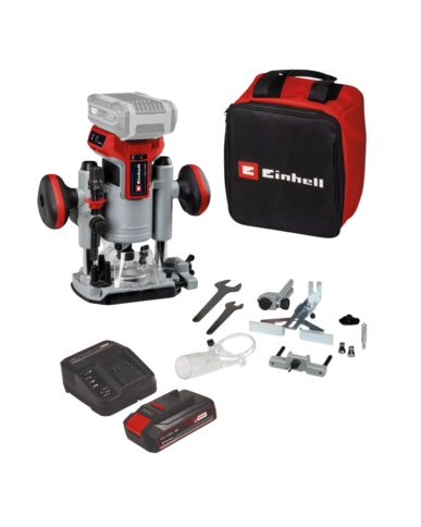 EINHELL PROFESSIONAL akumulatorska glodalica TP-RO 18 Set Li BL + 2,5 Ah Starter Kit - 1