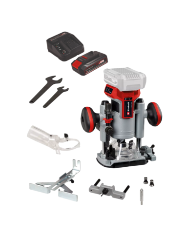 EINHELL PROFESSIONAL akumulatorska glodalica TP-RO 18 Li BL + 2,5 Ah Starter Kit - 1