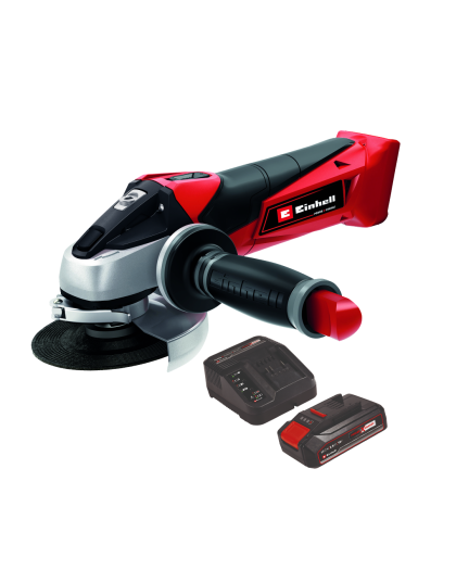 EINHELL SET ALATA Akumulatorska ugaona brusilica TE-AG 18/115 Li - 18V + 2,5Ah PXC Starter Kit 4431110/3810000033 - 1