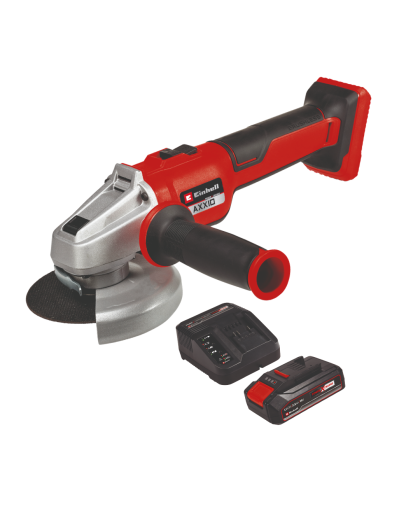 EINHELL Akumulatorska ugaona brusilica AXXIO 18/115 Q + 2,5 Ah Starter Kit 4431150/3810000033 - 1