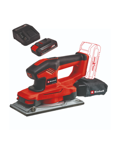 EINHELL Akumulatorska vibraciona brusilica/šlajferica TE-OS 18/230 Li + 2,5 Ah Starter Kit - 1