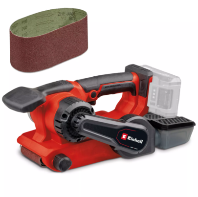 EINHELL PROFESSIONAL akumulatorska tračna brusilica TP-BS 18/457 Li BL + 2,5 Ah Starter Kit - 6