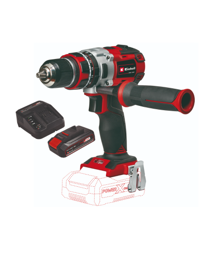 EINHELL Akumulatorska udarna bušilica TE-CD 18 Li-i Brushless + 2,5 Ah Starter Kit 4513860/3810000033 - 1