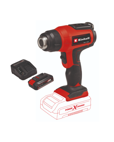 EINHELL Akumulatorski pištolj za vruć vazduh TE-HA 18 Li + 2,5 Ah Starter Kit - 1